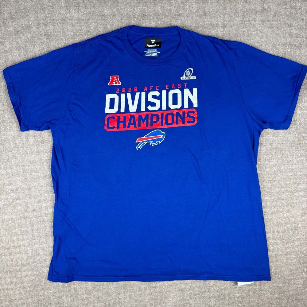 Fanatics Buffalo Bills 2020 AFC East Division Champions T-Shirt Men's XXL